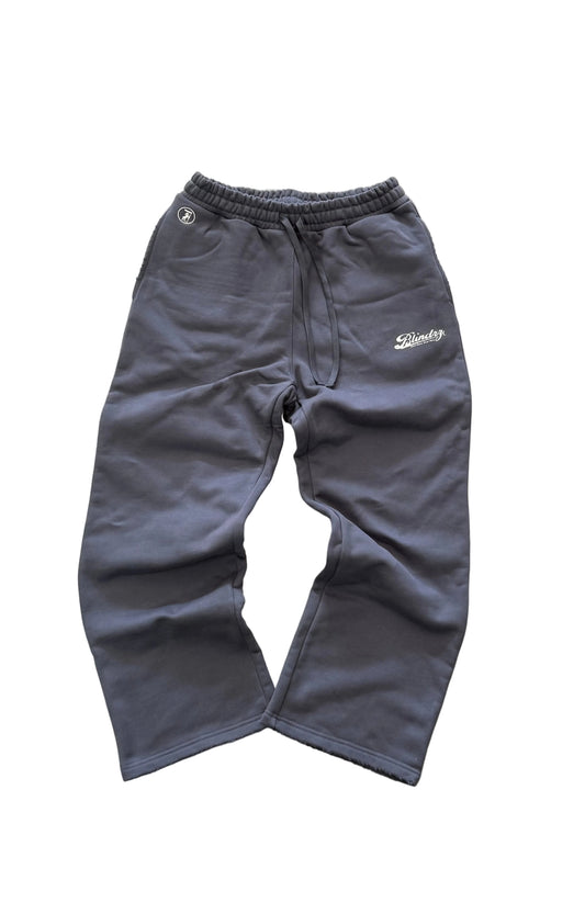 Blue "Script" Sweatpants