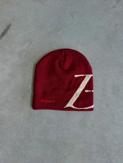 Crimson Red "Script" Toque