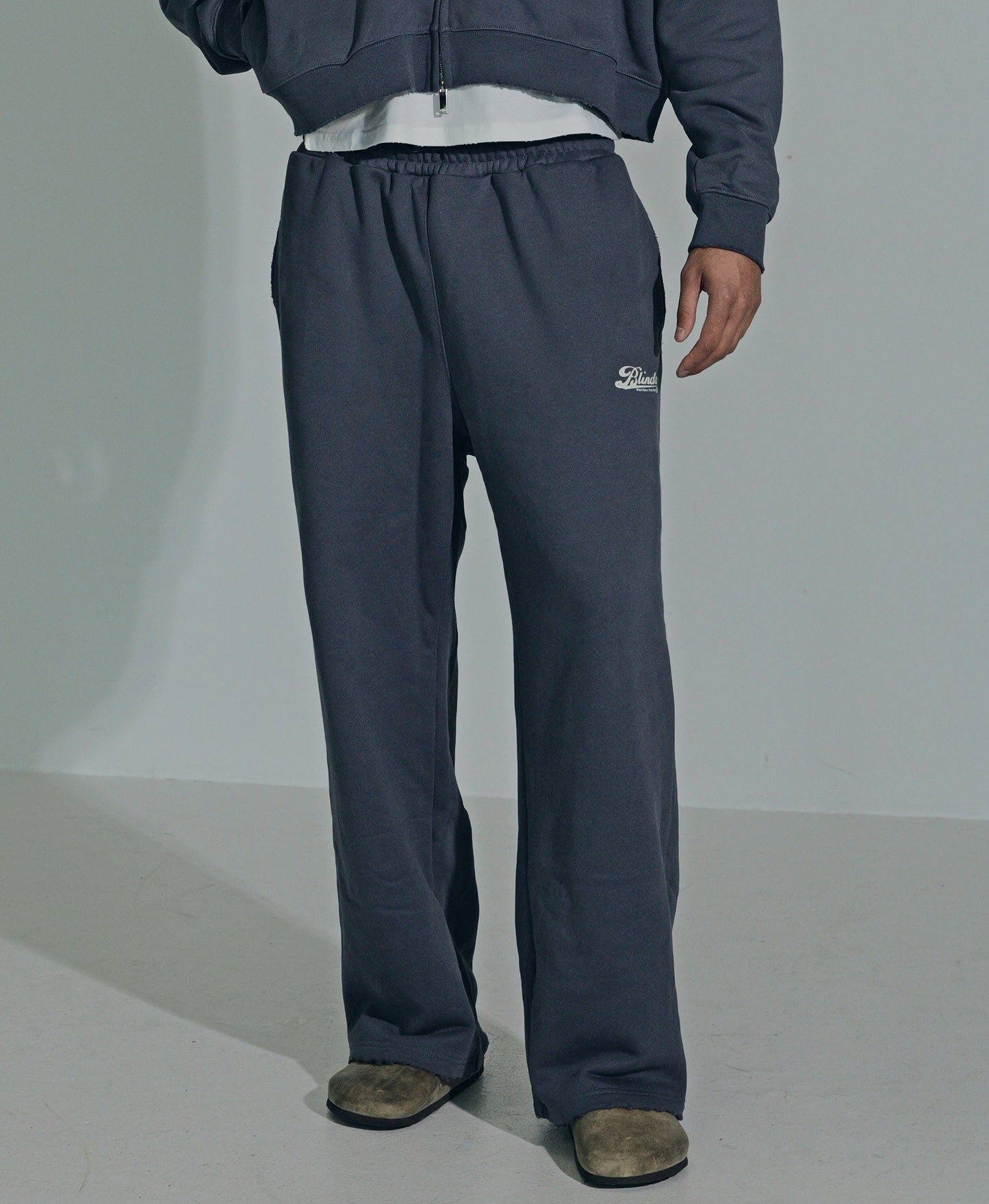 Blue "Script" Sweatpants