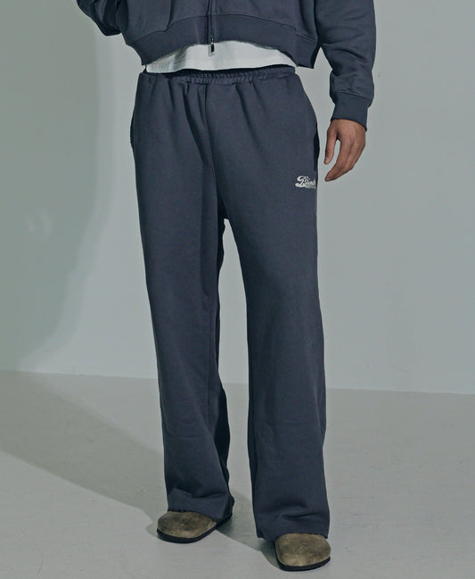 Blue "Script" Sweatpants