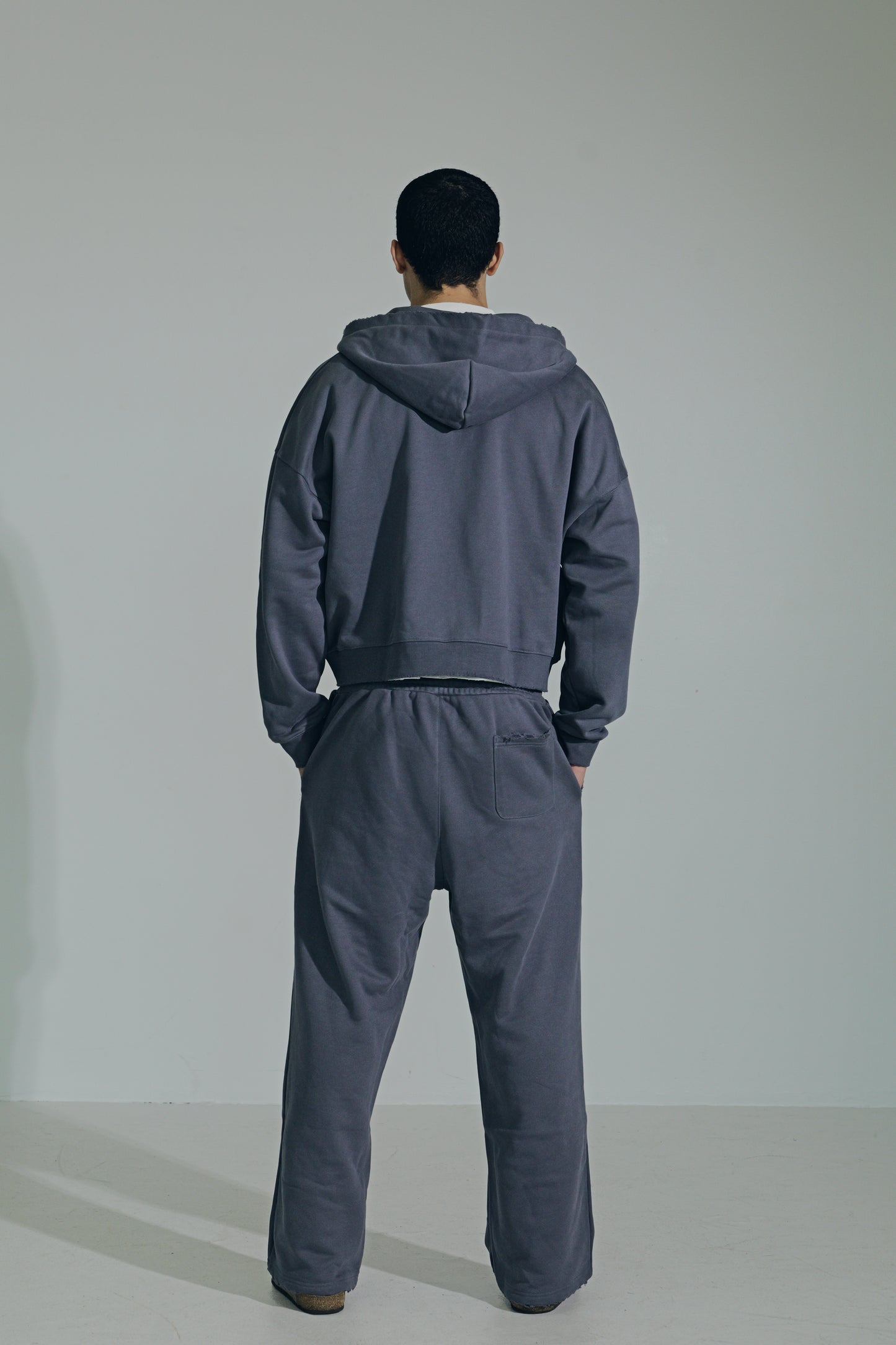 Blue "Script" Sweatpants